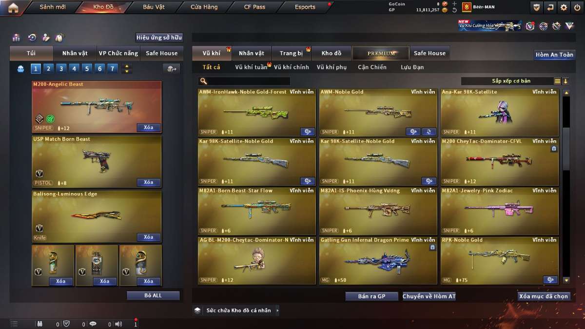 shop acc cf uy tin gia re